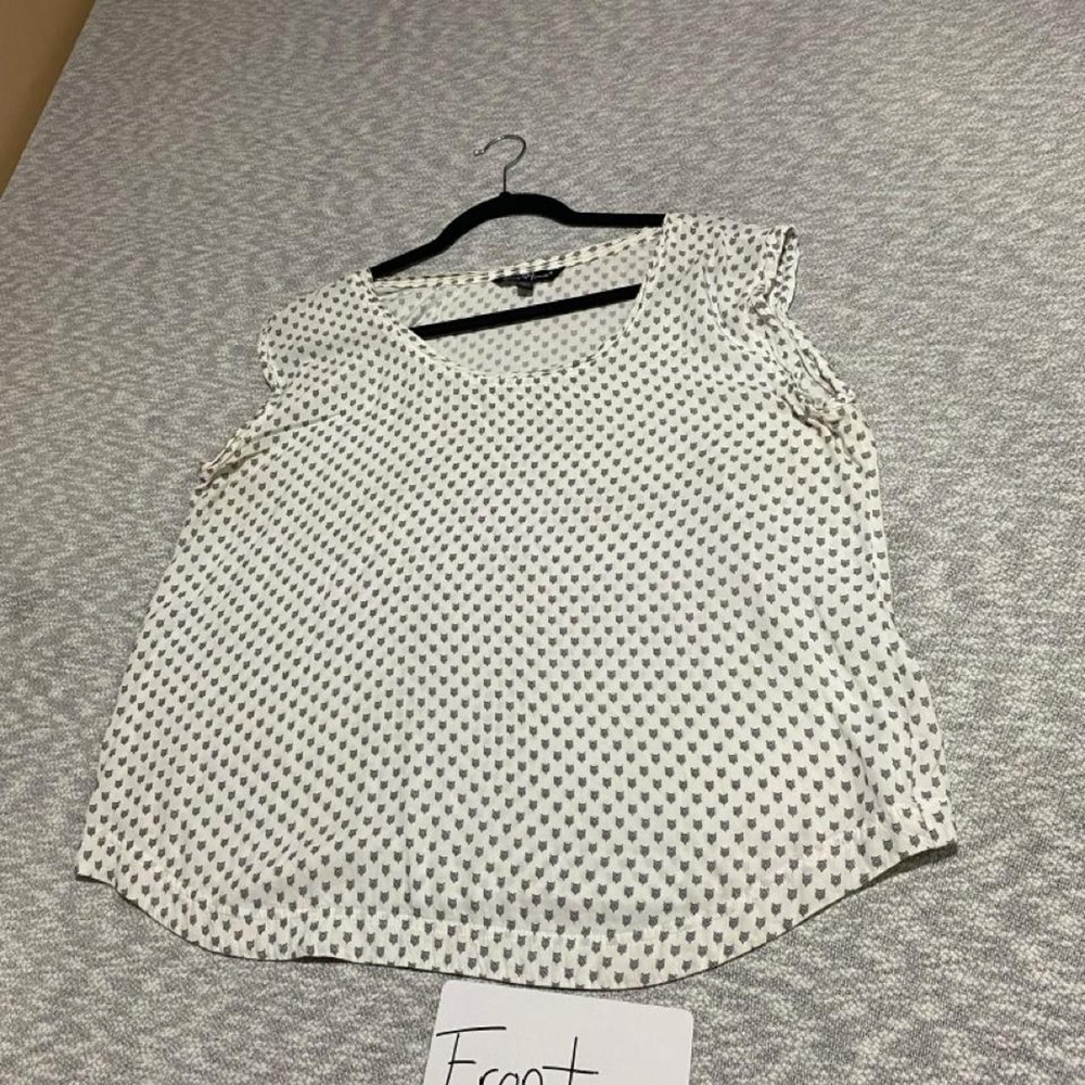 Velvet Hearts White blouse/black blouse women L. SKU-C9